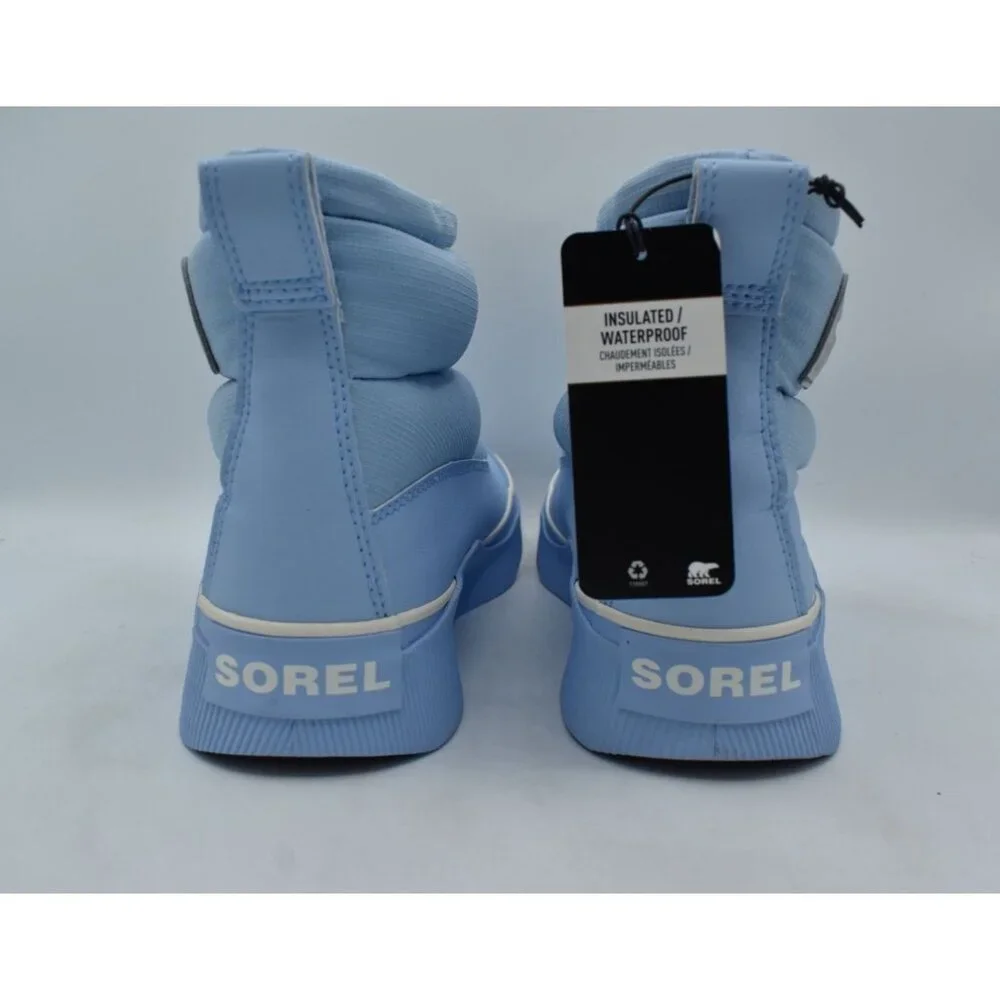 Sorel Women 8.5 Out N About IV Puffy Arctic Sea Chalk Waterproof Insulated Boots